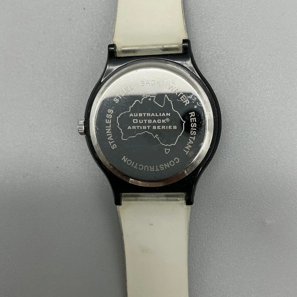Australian Outback Artist Series Watch Unisex 34mm Indigenous ArtNew Battery